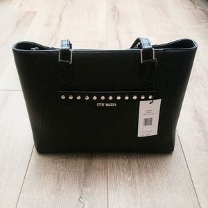 NEW Bfalli Black & Silver Shopper Bag